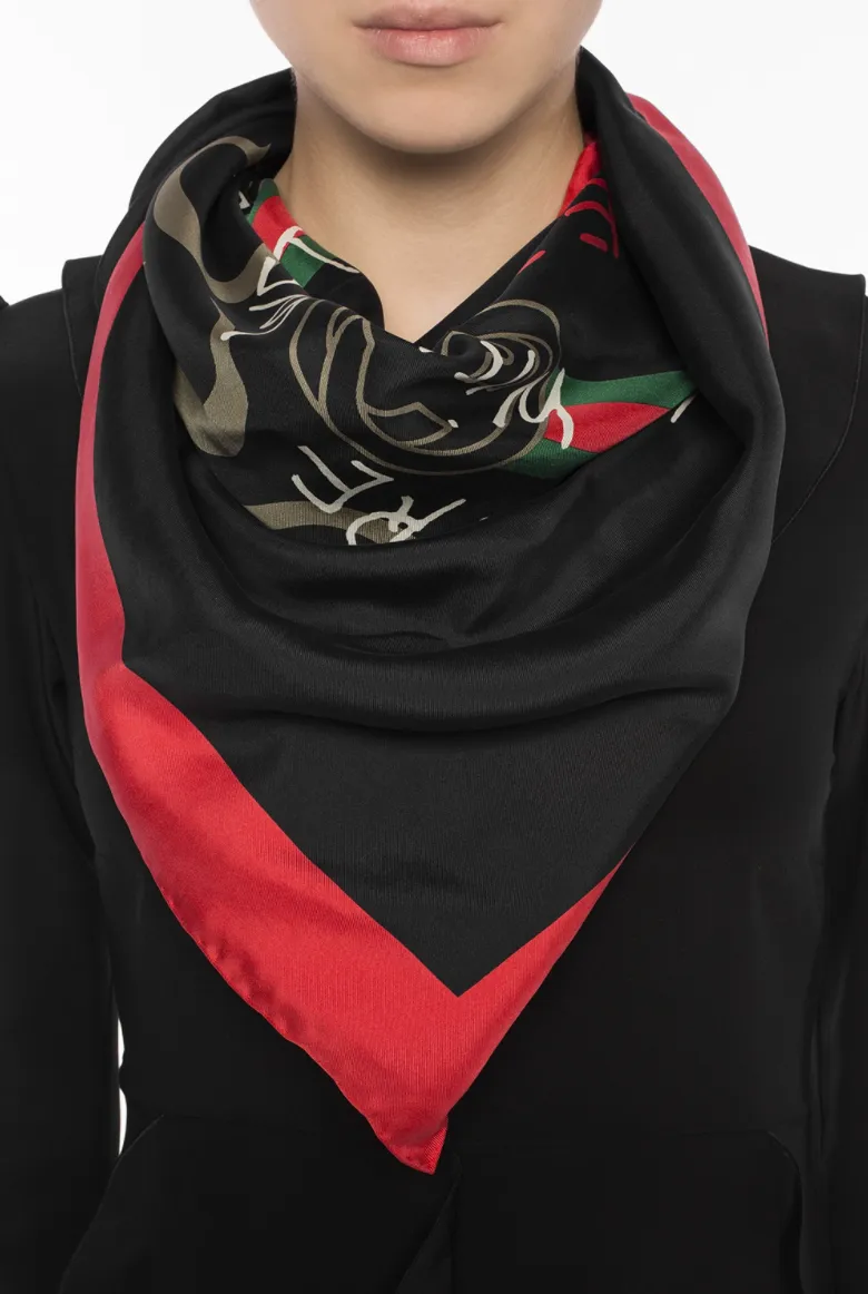 Gucci Future Foulard Scarf in Black
