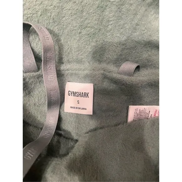 Gymshark x Whitney Simmons set green eyelash fuzzy knit bandeau top &amp; shorts Set
