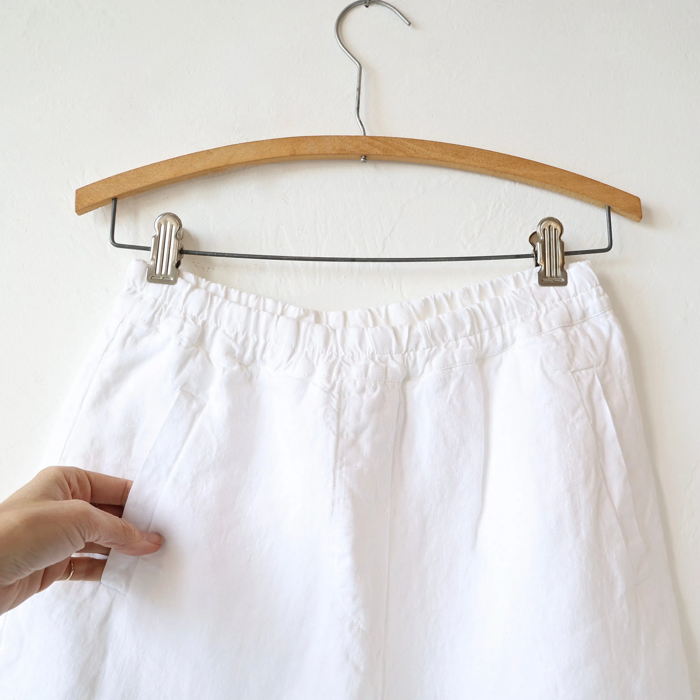 H  Hannoh Wessel Linen Pants - White