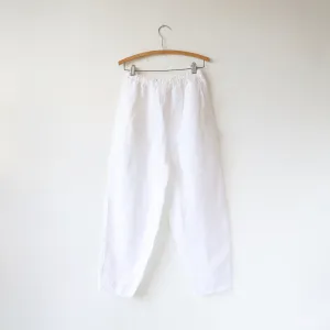 H  Hannoh Wessel Linen Pants - White
