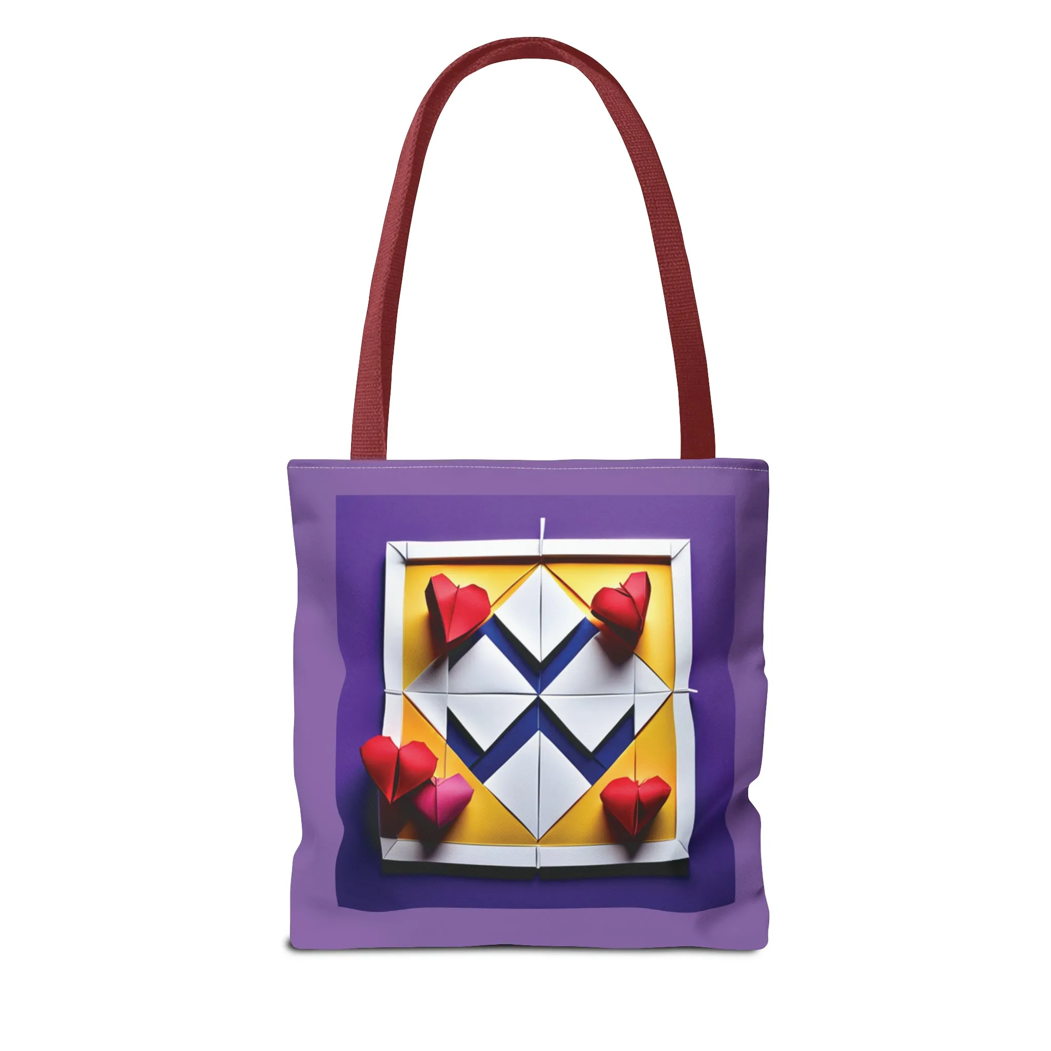 Heartfelt folds Tote Bag