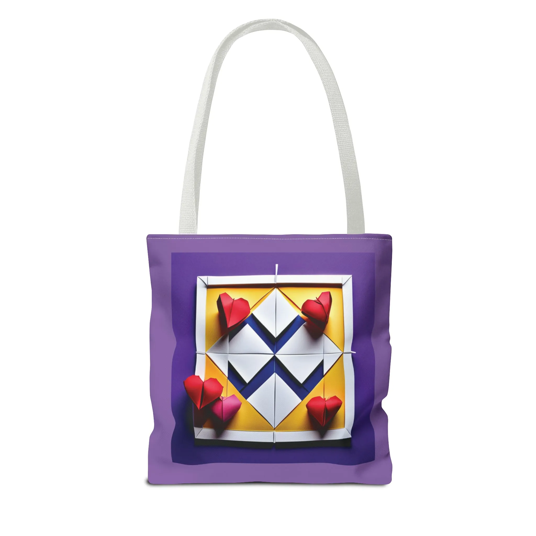 Heartfelt folds Tote Bag