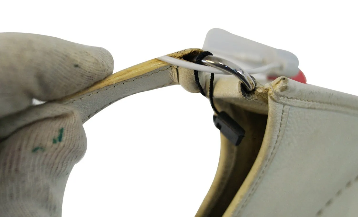 Hermes Evelyne TPM Veau Epsom White Shoulder Bag