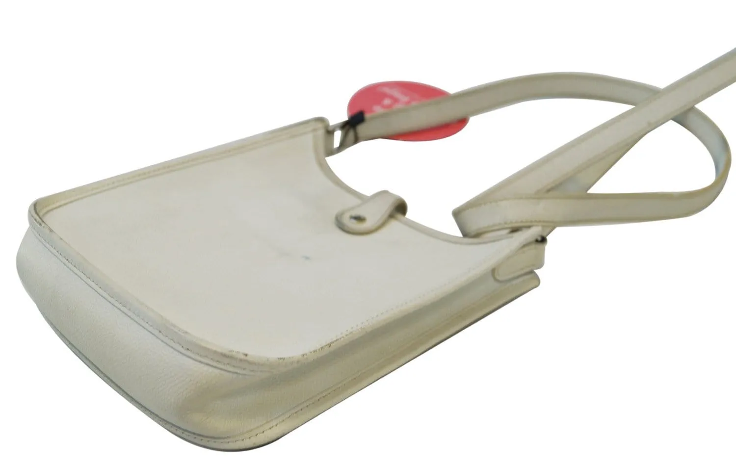 Hermes Evelyne TPM Veau Epsom White Shoulder Bag