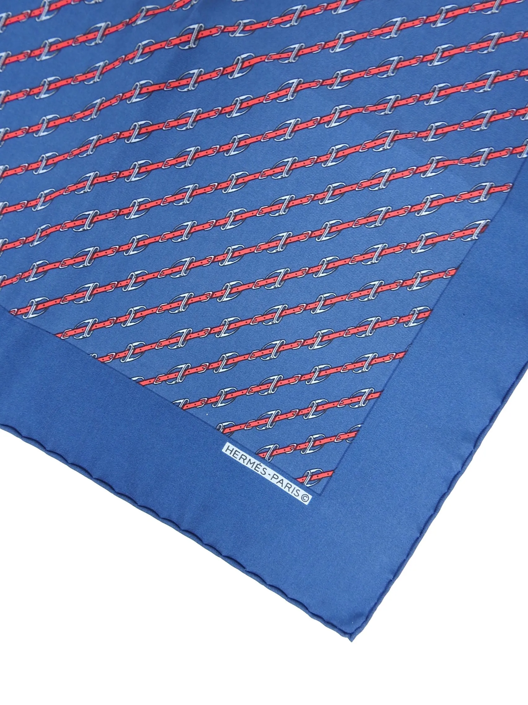 Hermes Silk Pocket Square