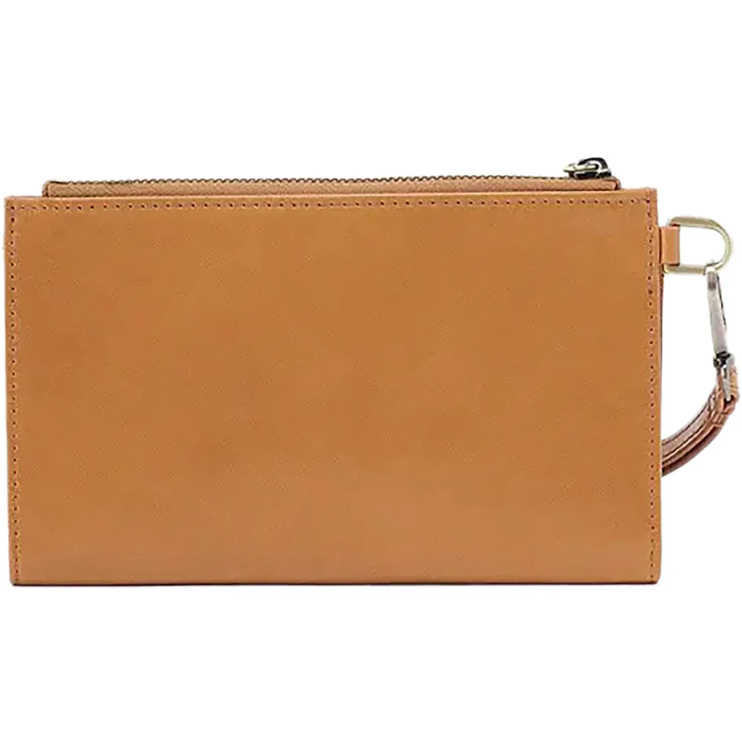 Hobo Kali Phone Wallet Natural Polished Leather
