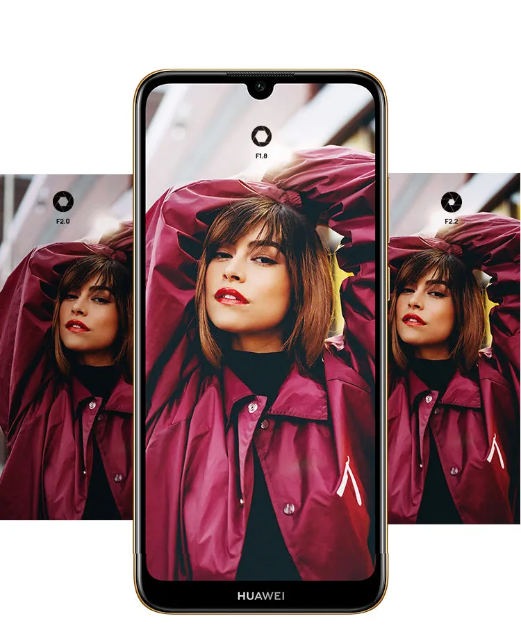 HUAWEI Enjoy 9e Cell Phone Honor 8A Mobile Cell Phone 3 64G 6.09 Inch MTK6765 Octa Core 2.3GHz Sapphire blue_3 64G