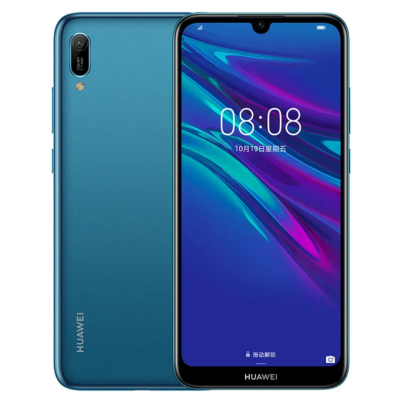 HUAWEI Enjoy 9e Cell Phone Honor 8A Mobile Cell Phone 3 64G 6.09 Inch MTK6765 Octa Core 2.3GHz Sapphire blue_3 64G