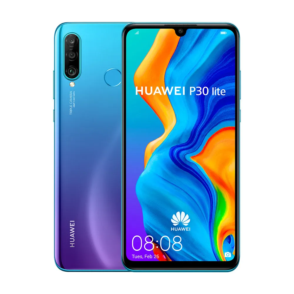 Huawei German Products Cannot Be Sold On Shelves Without Permission Mobile Phone HUAWEI P30 lite 4GB 128GB Smart Phone blue_4GB   128GB