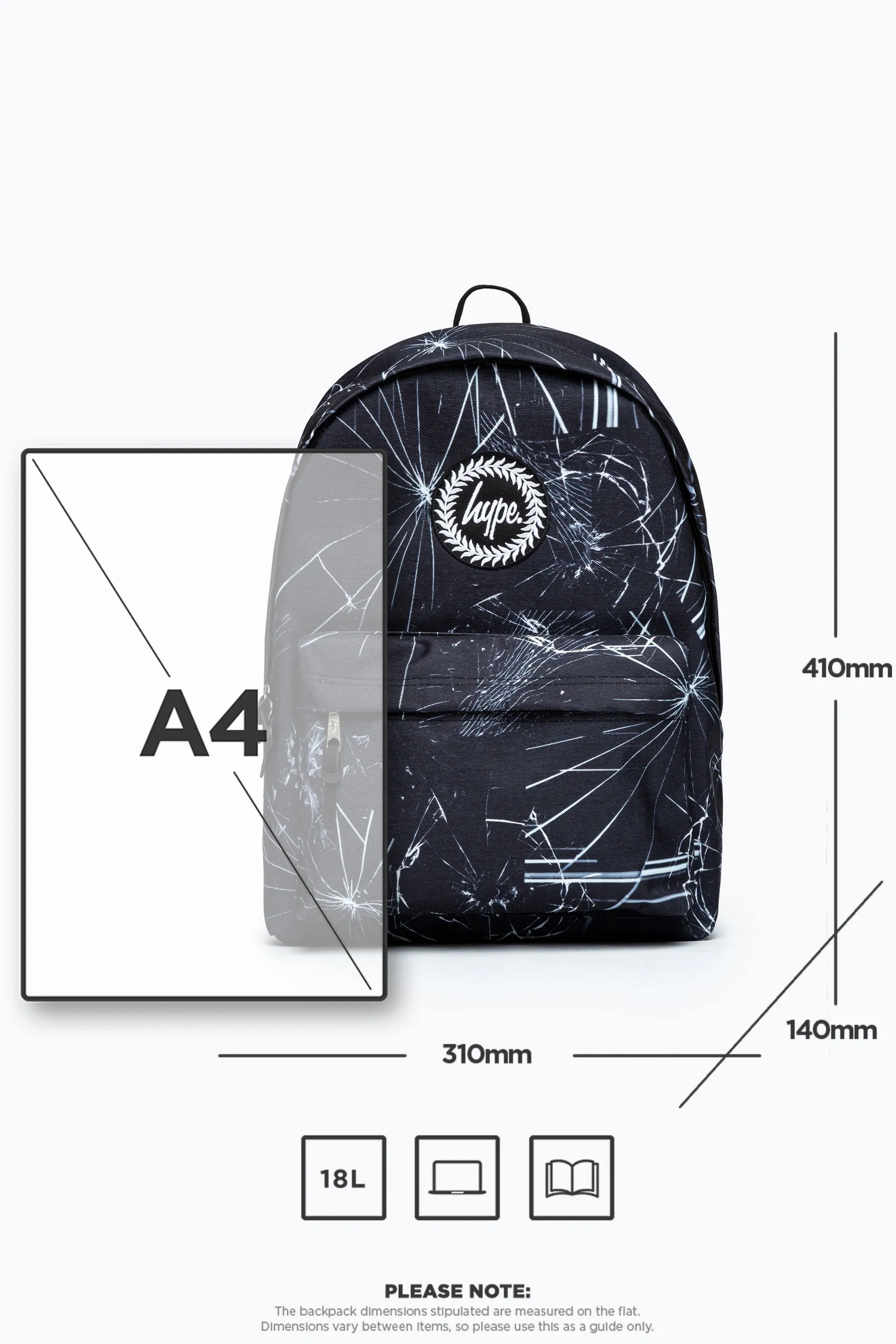 Hype Kids Zwf-713 Smash Backpack Black