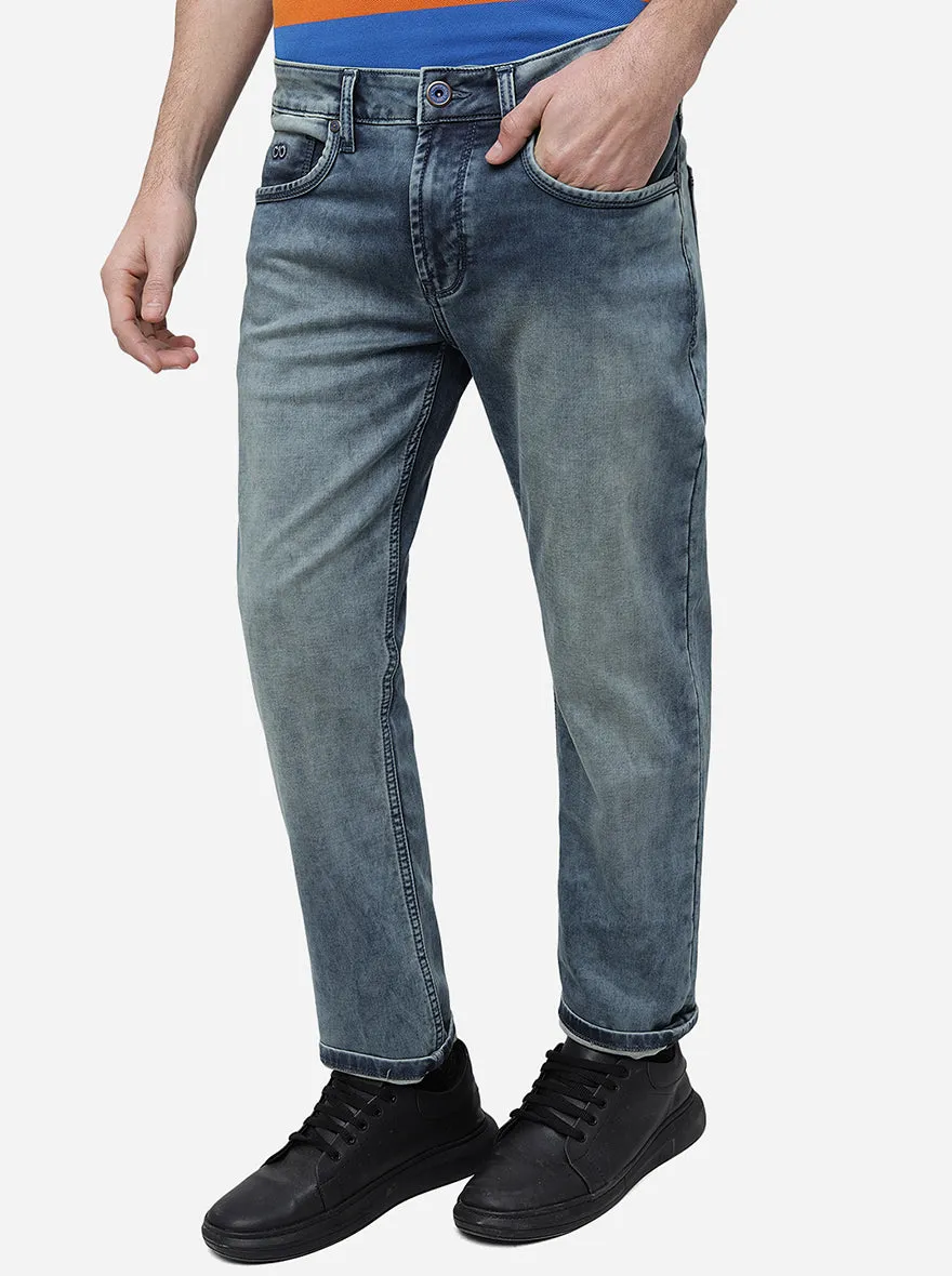 Ice Blue Washed Slim Fit Jeans | JadeBlue