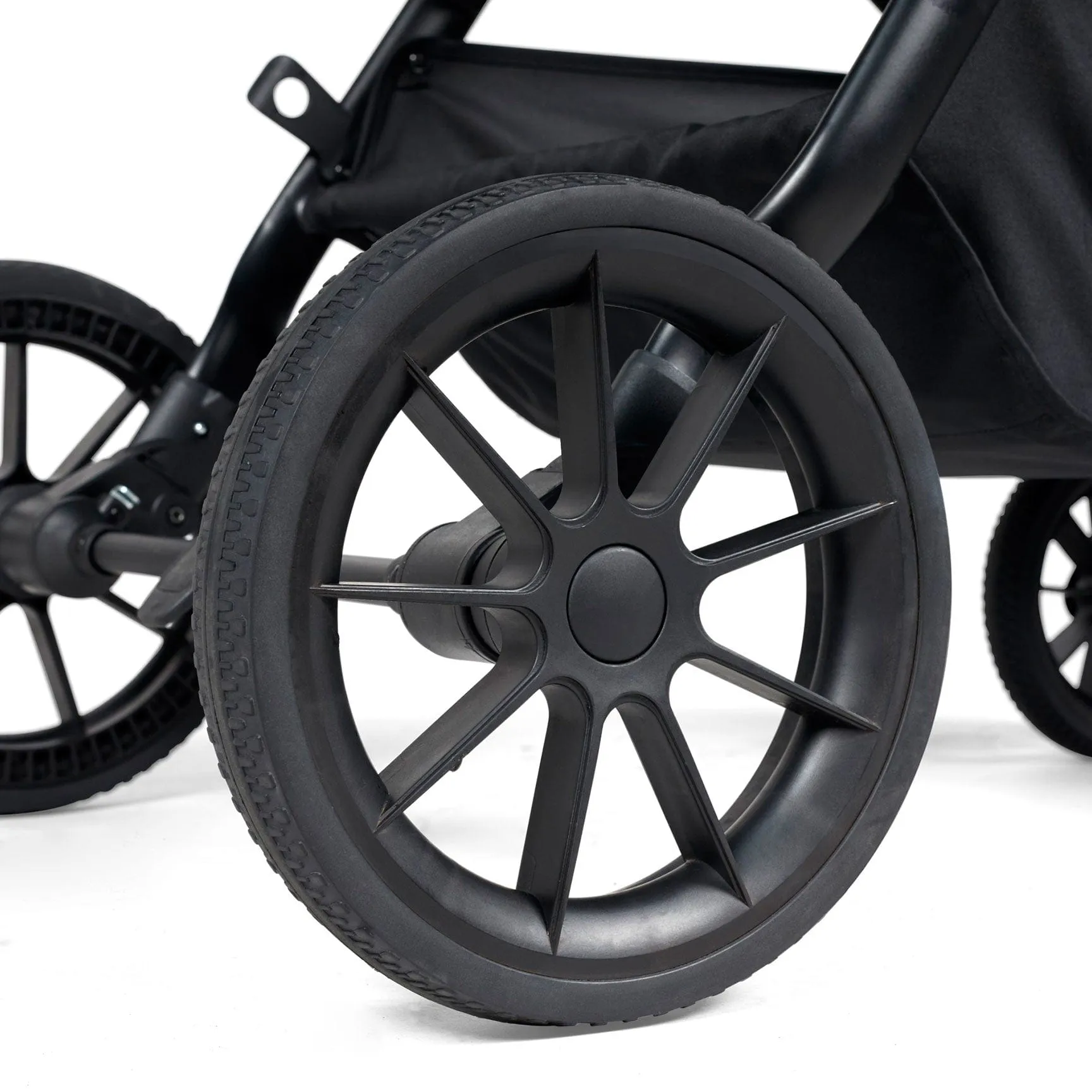 Ickle Bubba Cosmo 2 in 1 Plus Carrycot & Pushchair - Black/Graphite Grey