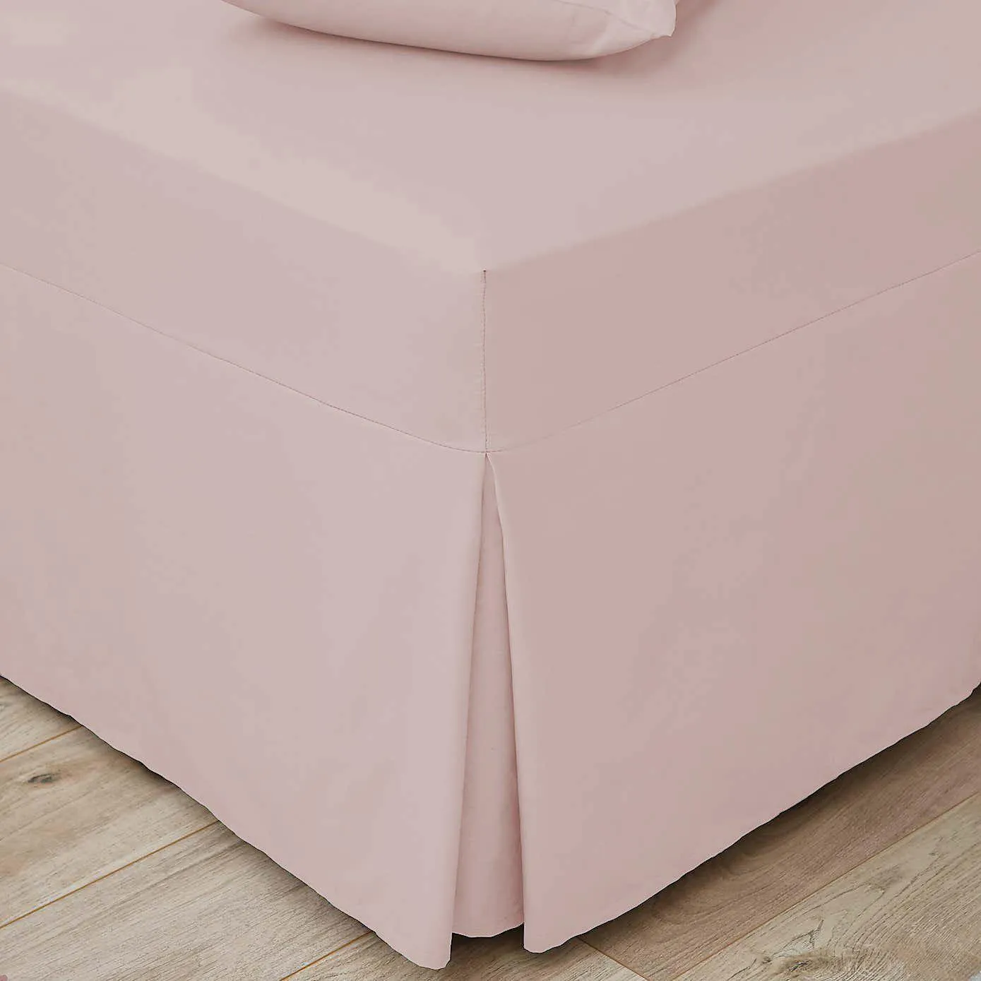 Imported Percale Pleated Valance - Pink