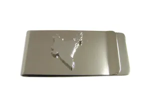India Map Shape Money Clip