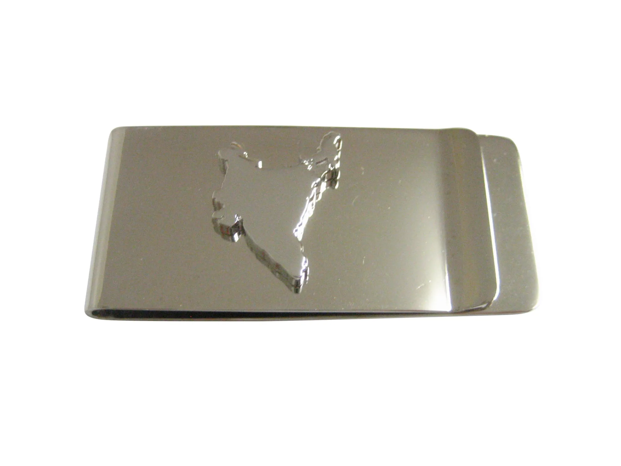 India Map Shape Money Clip
