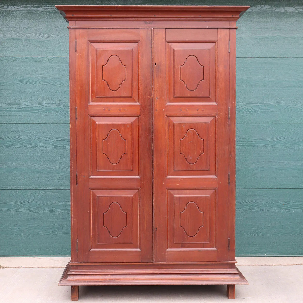 Indian Teak Bookcase / Pantry Cupboard