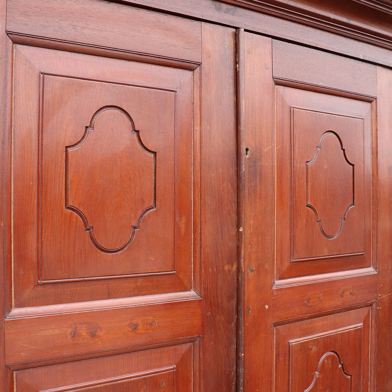 Indian Teak Bookcase / Pantry Cupboard