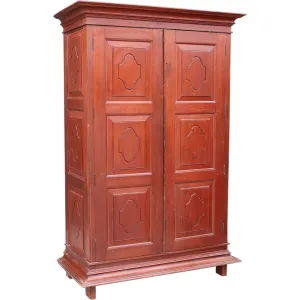 Indian Teak Bookcase / Pantry Cupboard