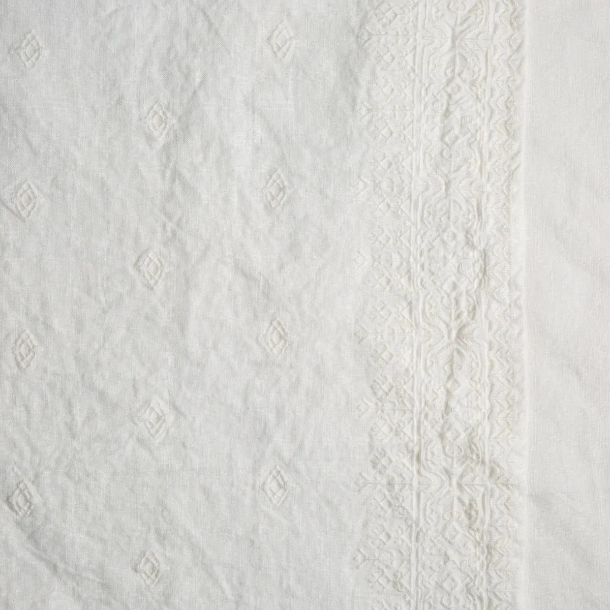 Ines King Sham - Winter White