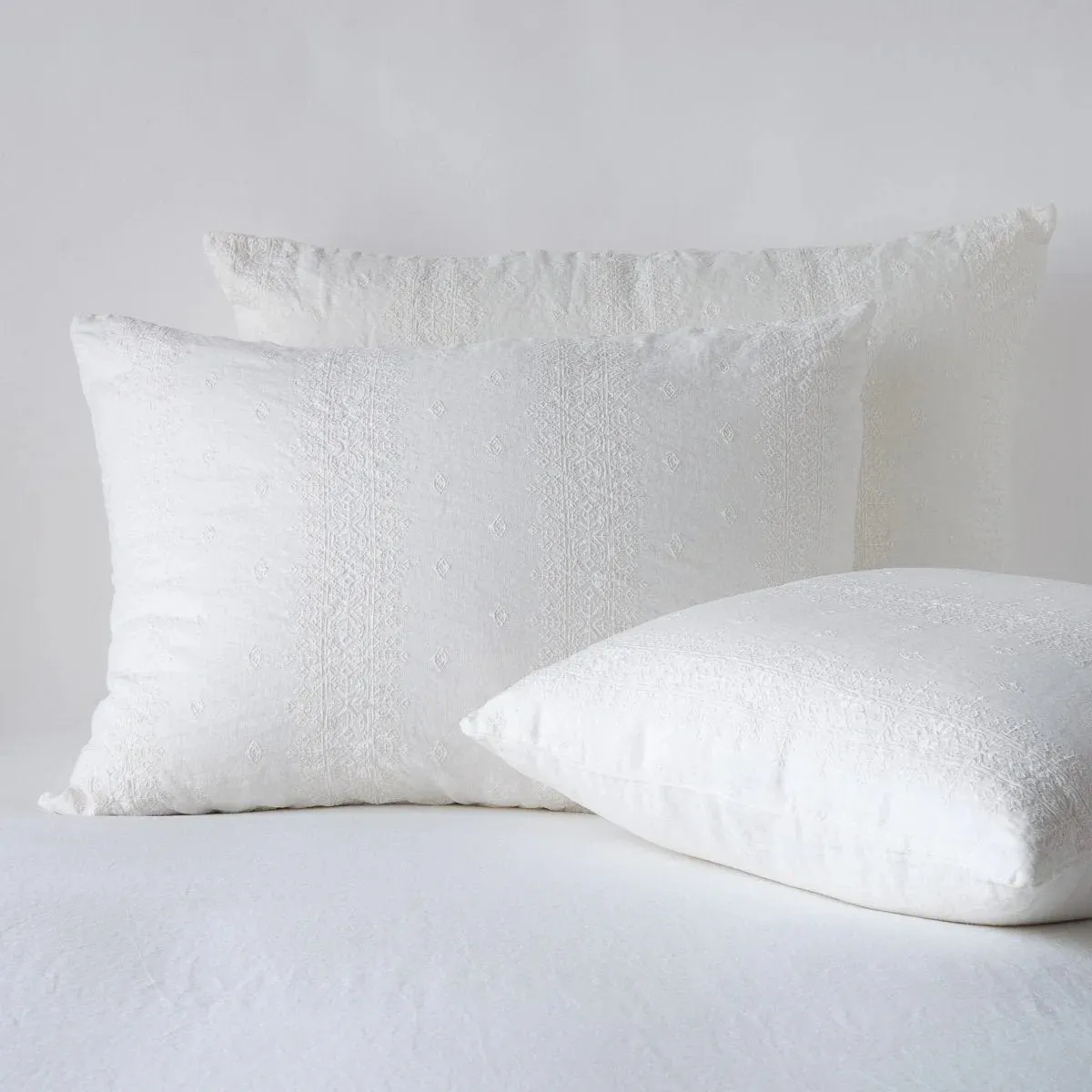 Ines King Sham - Winter White