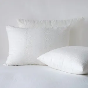 Ines King Sham - Winter White