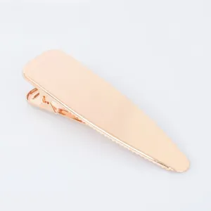 INS Popular Hairpin Metal Hollow Duckbill Clip Hair Clip Barrette Bangs Clip Side Clip Hair accessories Hair jewelry 10pcs 102927