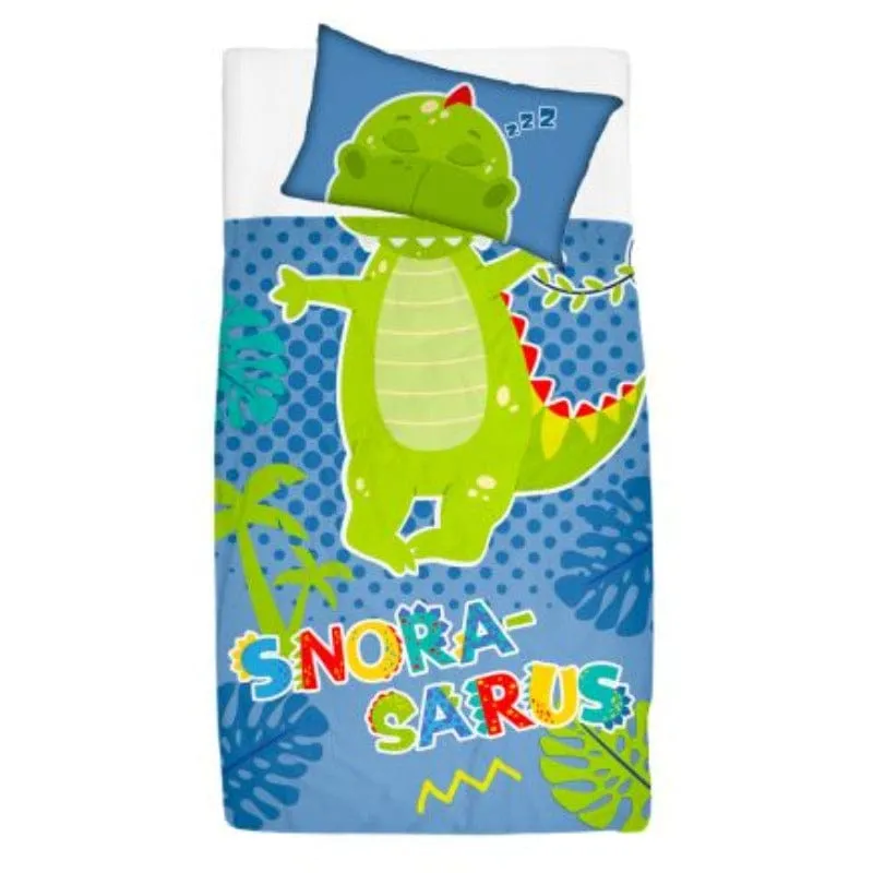 Interactive Dino-Mite Duvet Cover Set