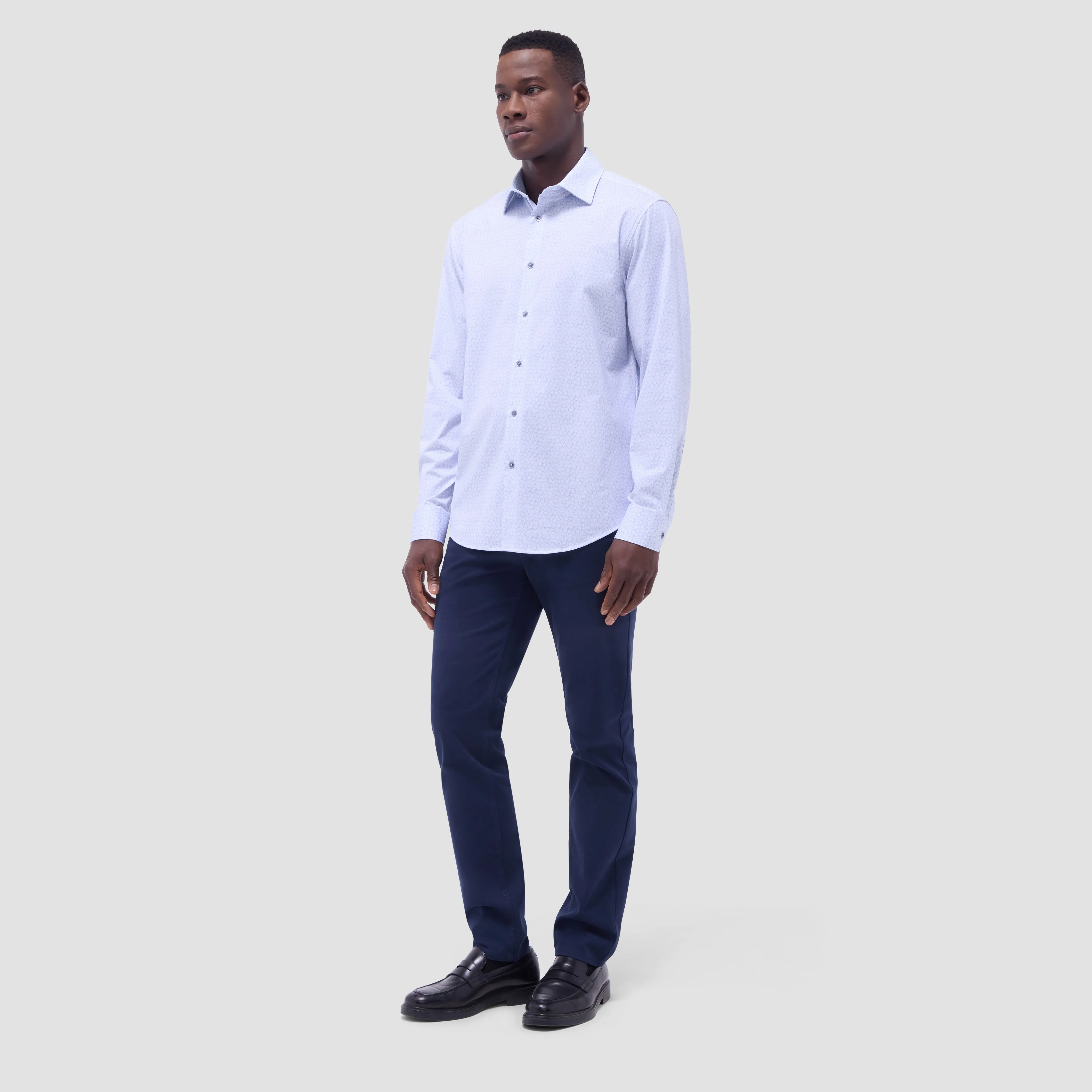James Leaf Print OoohCotton Shirt