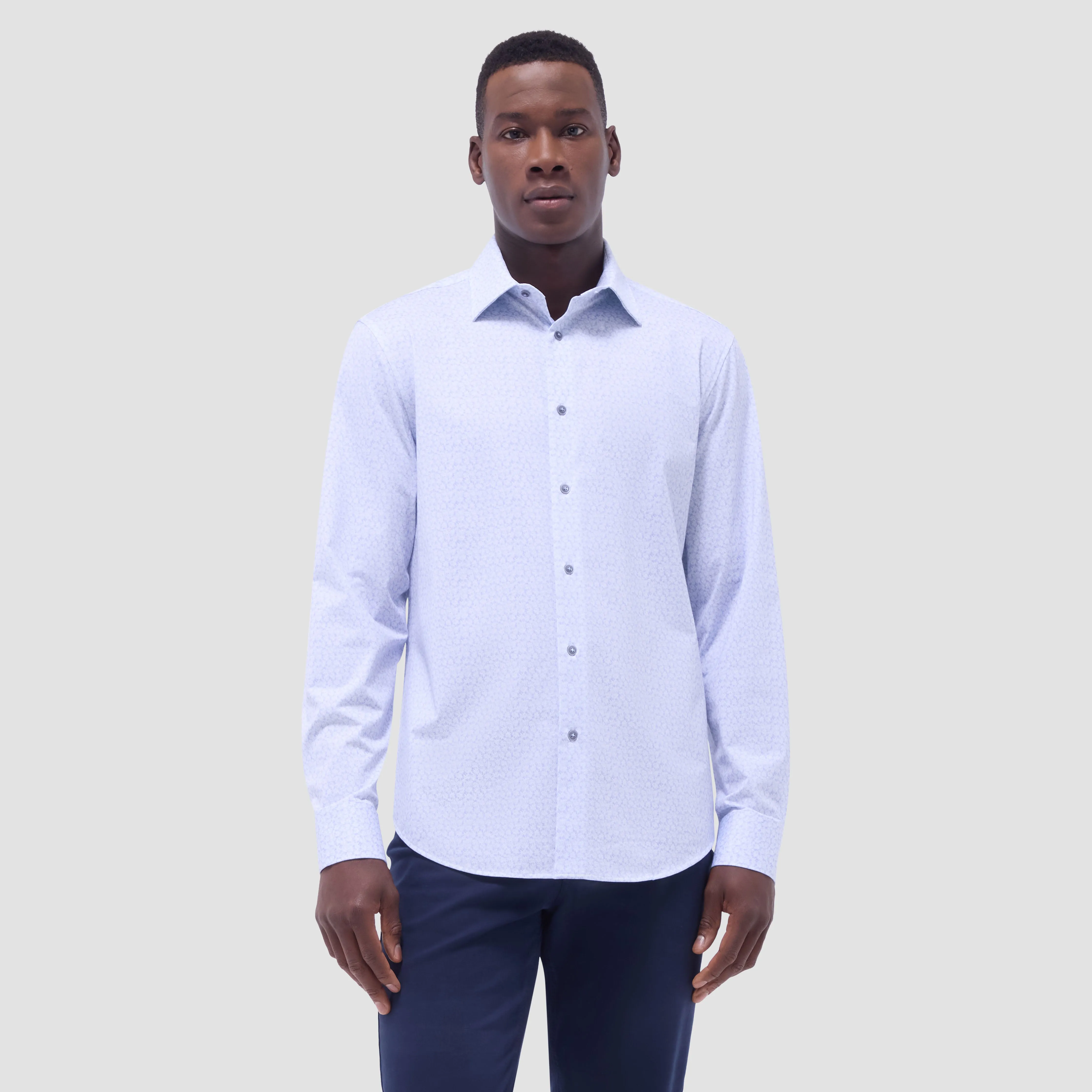 James Leaf Print OoohCotton Shirt