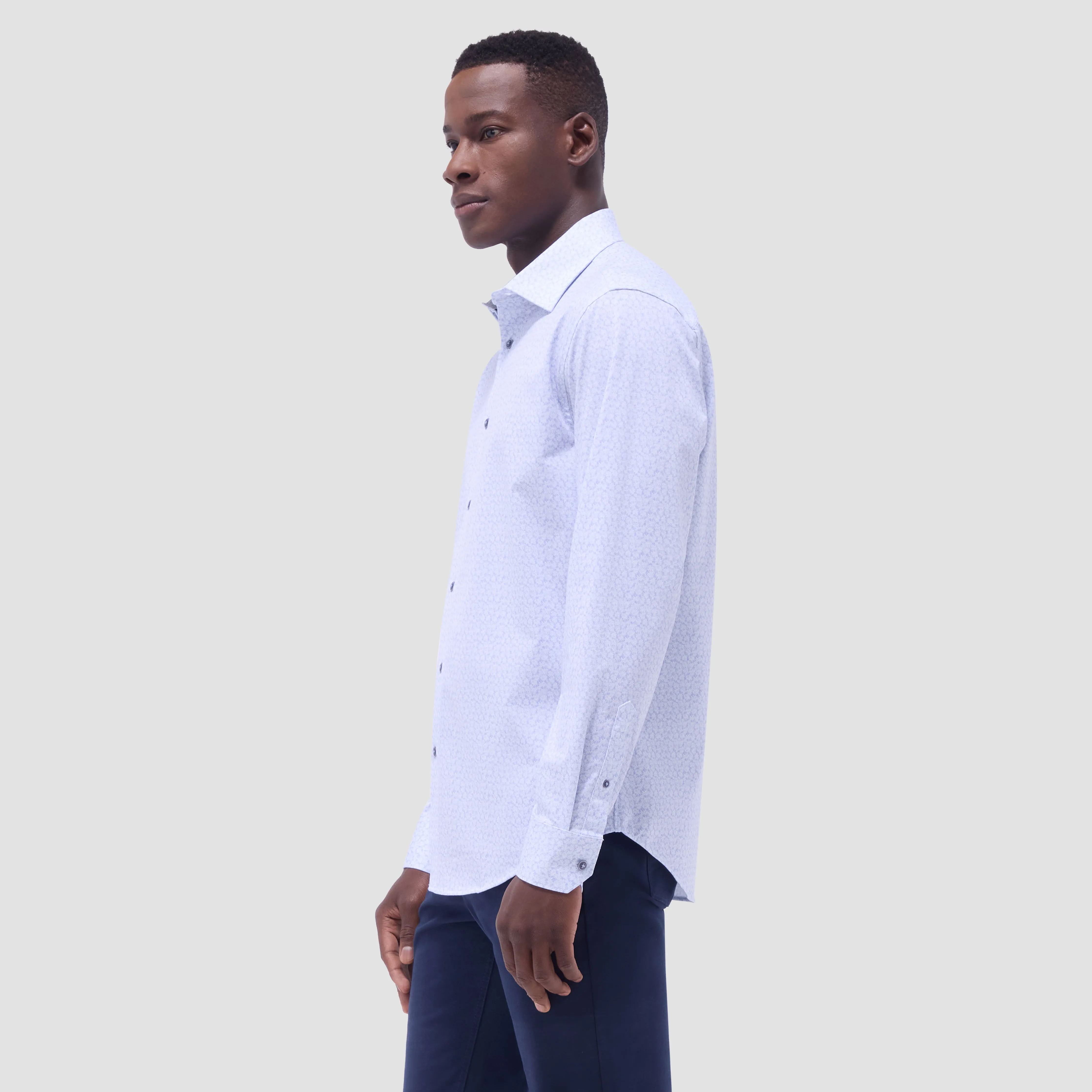 James Leaf Print OoohCotton Shirt