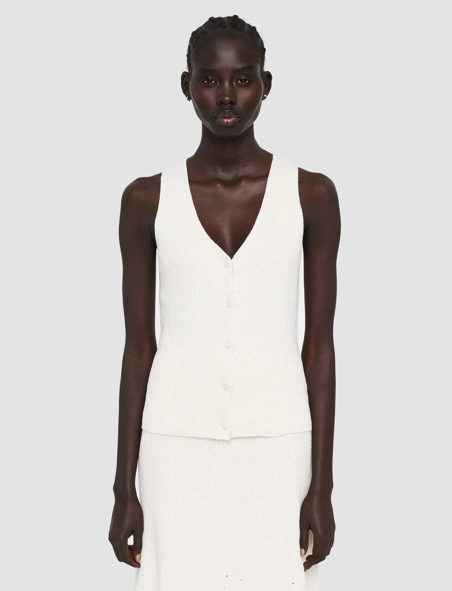 Joseph Linen Cotton Knitted Vest
