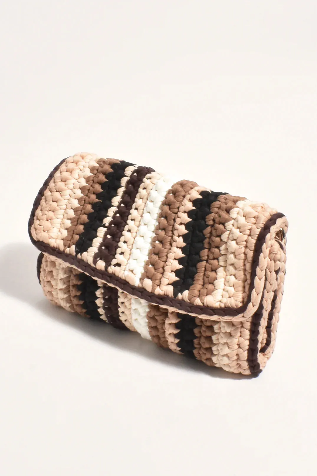 KATARINA FABRIC PLAITED CLUTCH BAG (Multi)