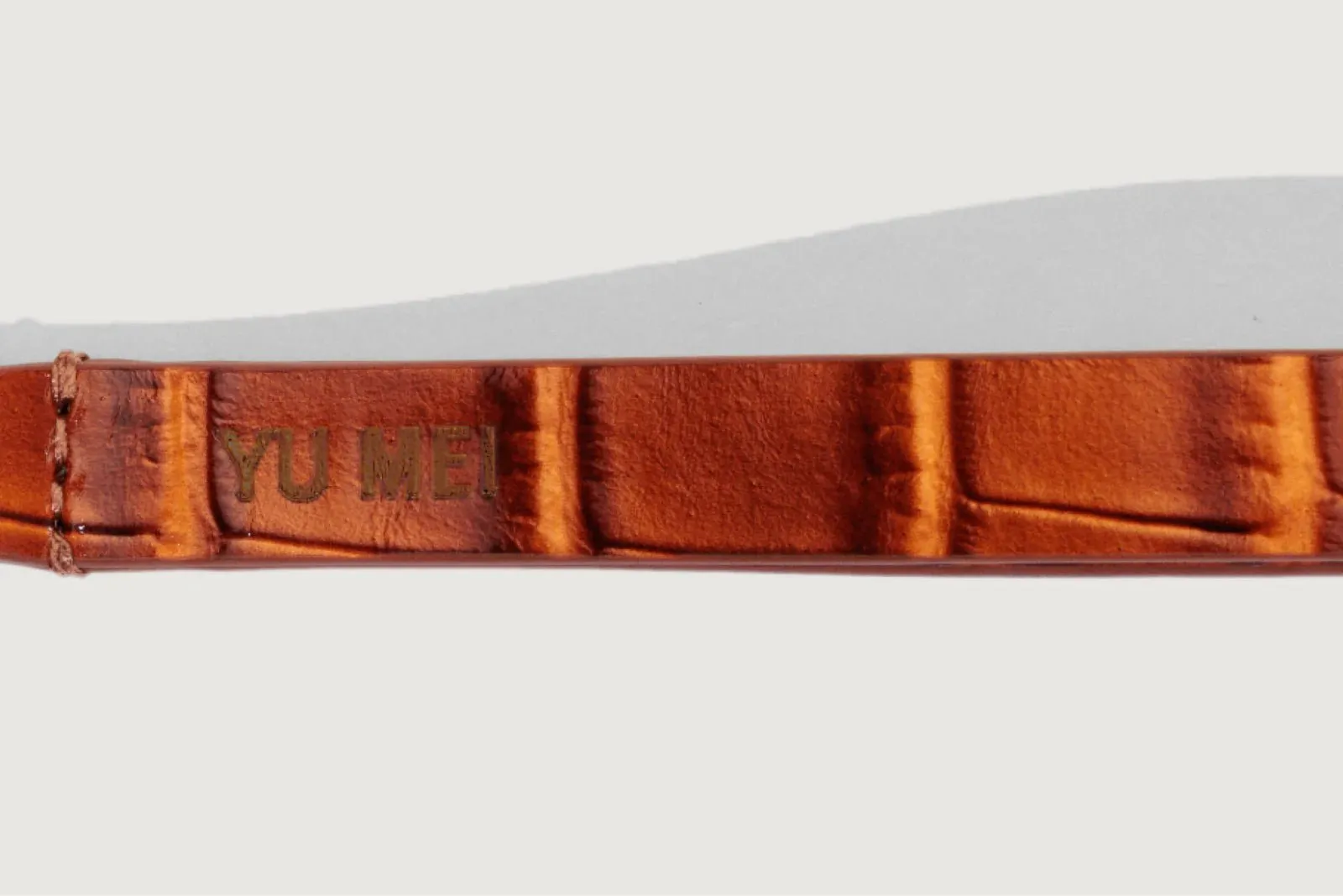 Key Fob | Apricot Croc