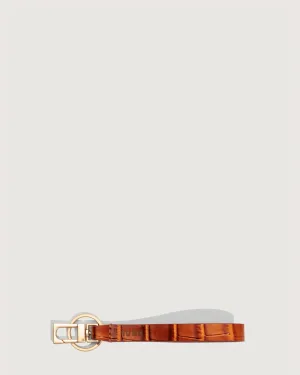 Key Fob | Apricot Croc