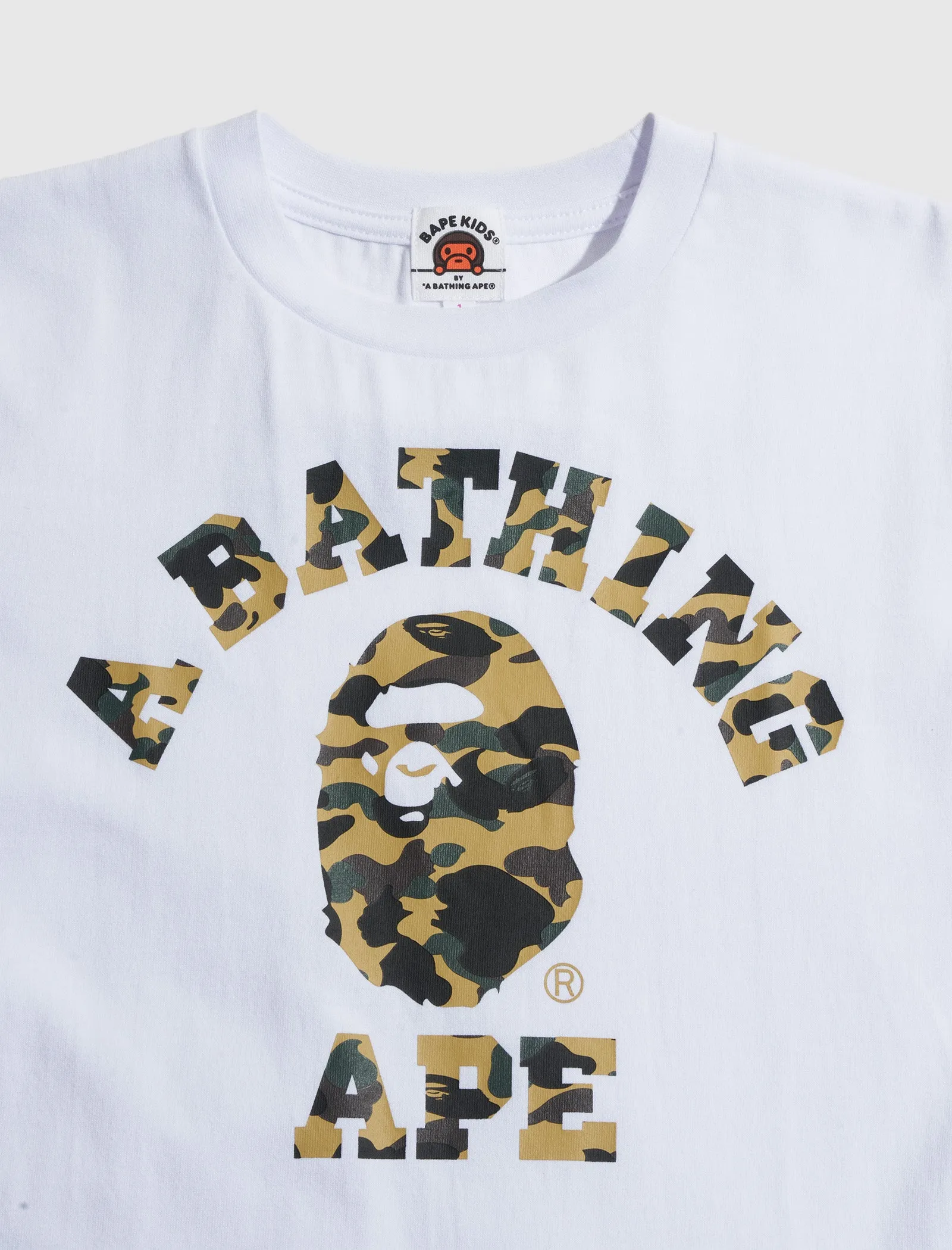 KIDS 1ST CAMO COLLEGE TEE