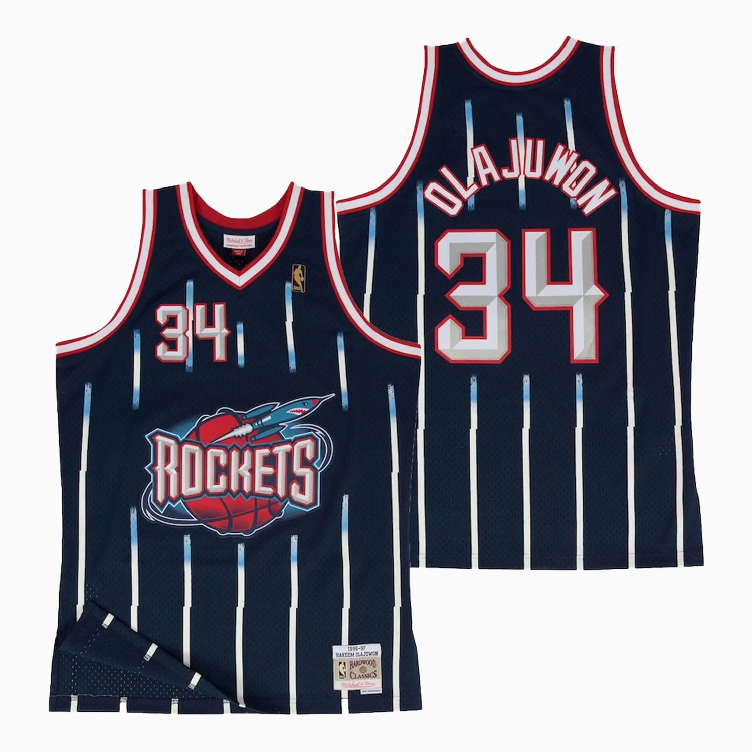 Kid's Swingman Hakeem Olajuwon Houston Rockets NBA Jersey