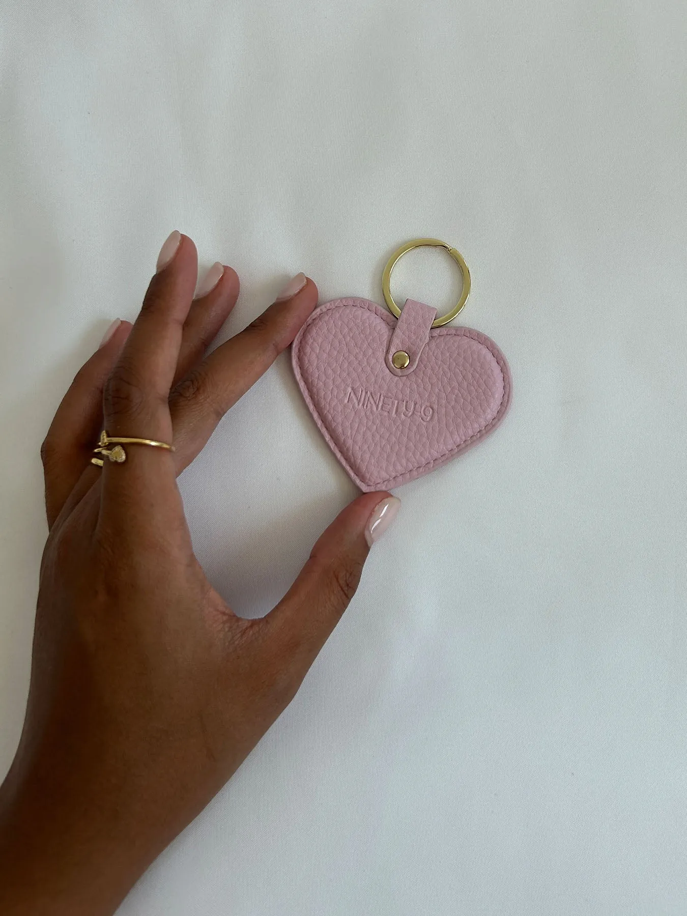 KIND-HEARTED - Key Ring • Soft Pink