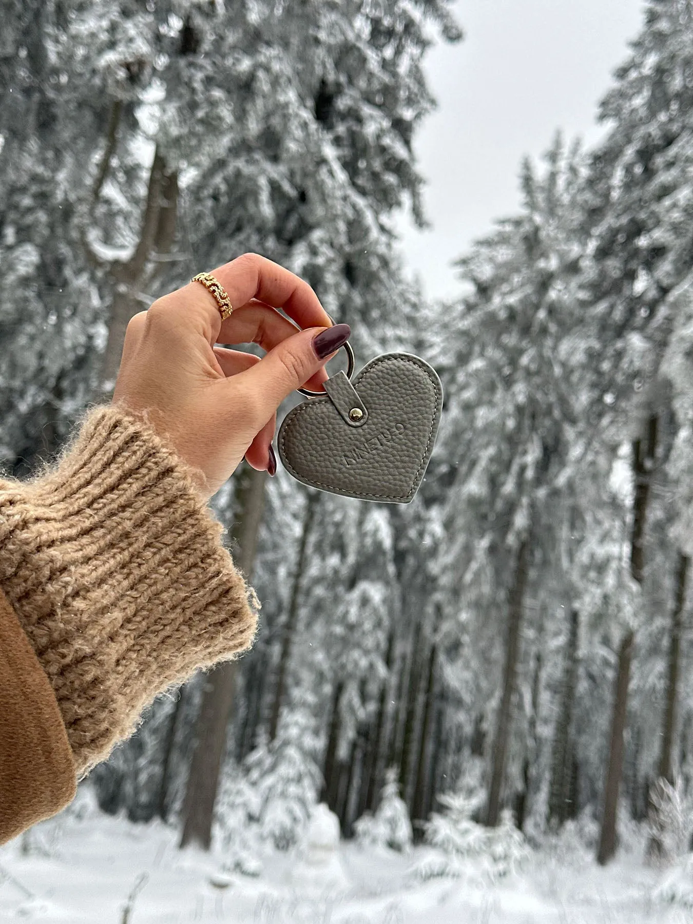 KIND-HEARTED - Key Ring • Stone