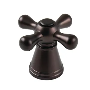 Kingston Brass FSCDH1975AAX Metal Cross Handle, Diverter for Tub and Shower Faucet, Oil Rubbed Bronze