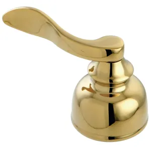 Kingston Brass KCH8362NFLH Zinc Alloy Lever Handle (Hot Side), Polished Brass
