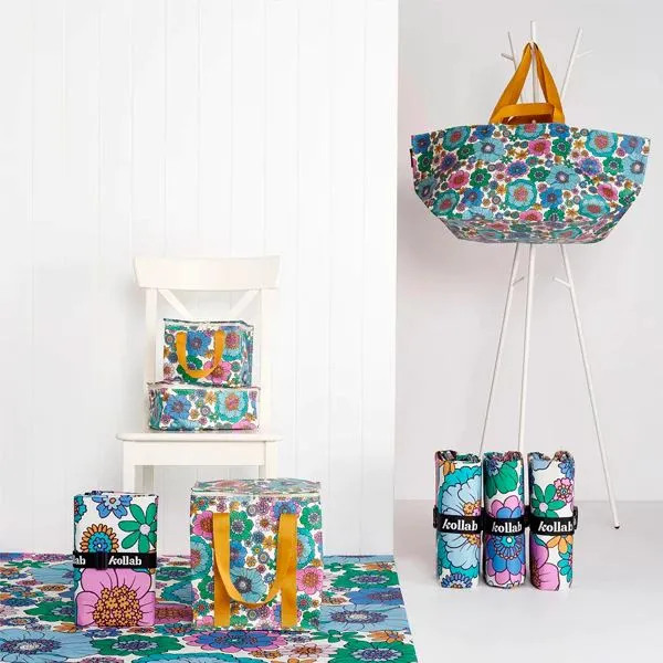 KOLLAB Beach Bag - Ocean Floral