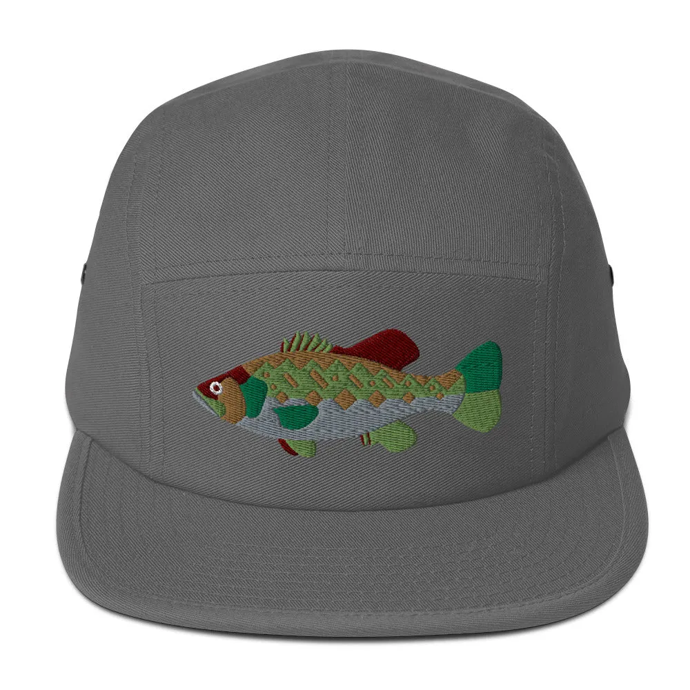 Largemouth Bass Five Panel Cap