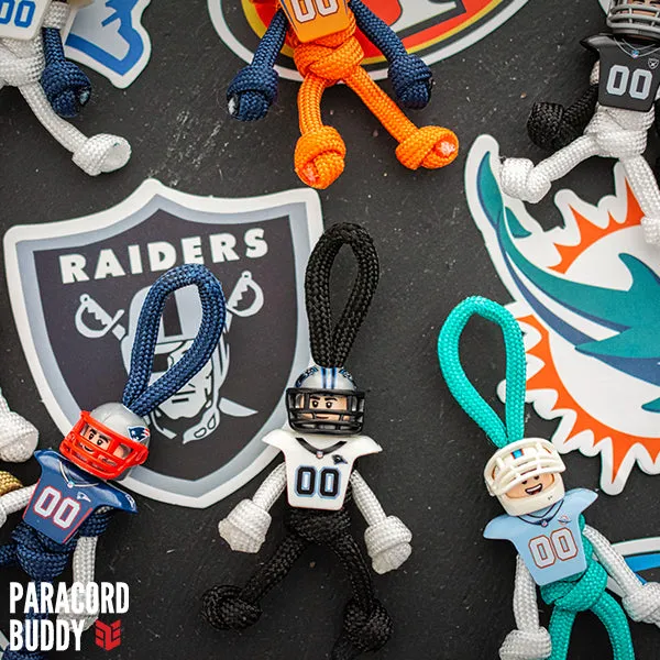 Las Vegas Raiders Paracord Buddy Keychain