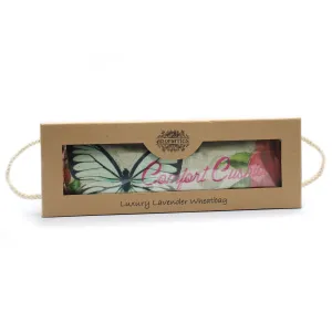 Lavender Eye Pillow in Gift Box - Butterfly & Roses