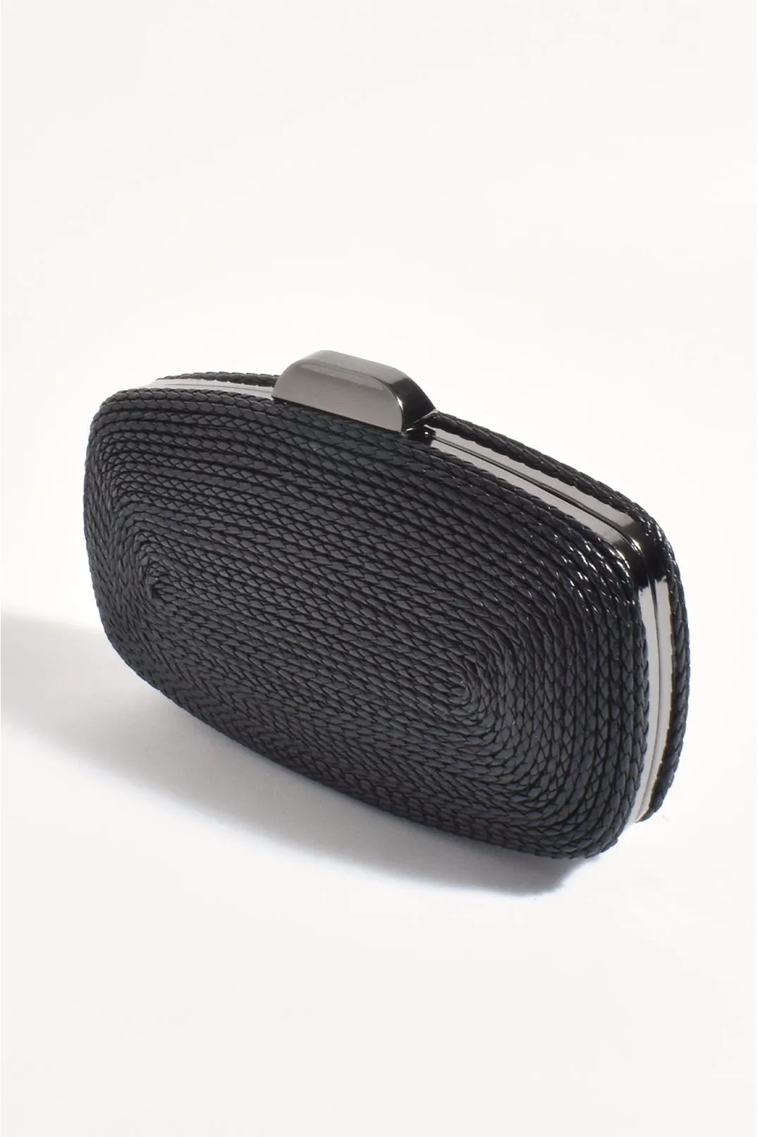 Leela Rope Detail Clutch Black