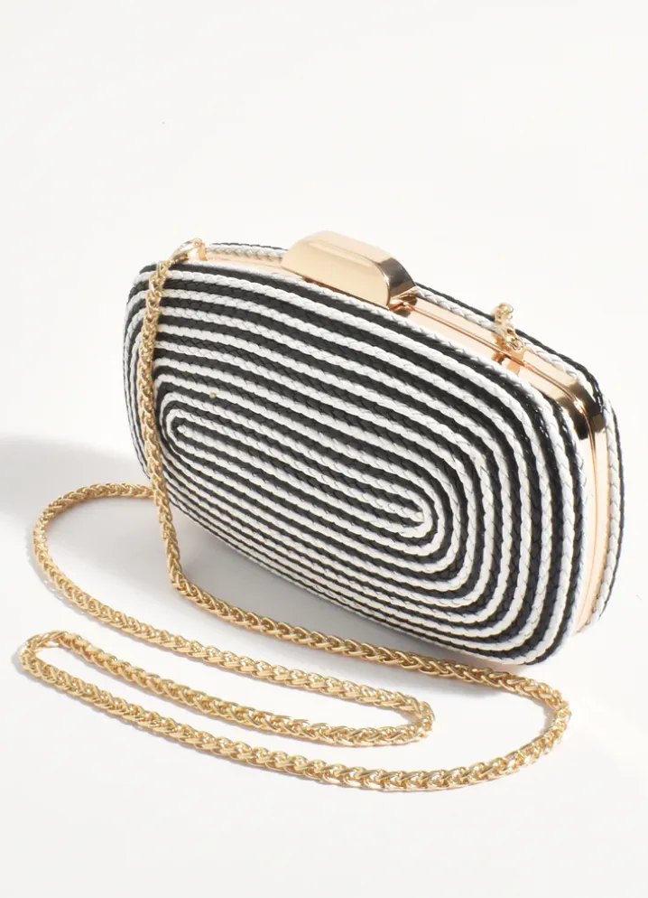 LEELA ROPE DETAIL CLUTCH