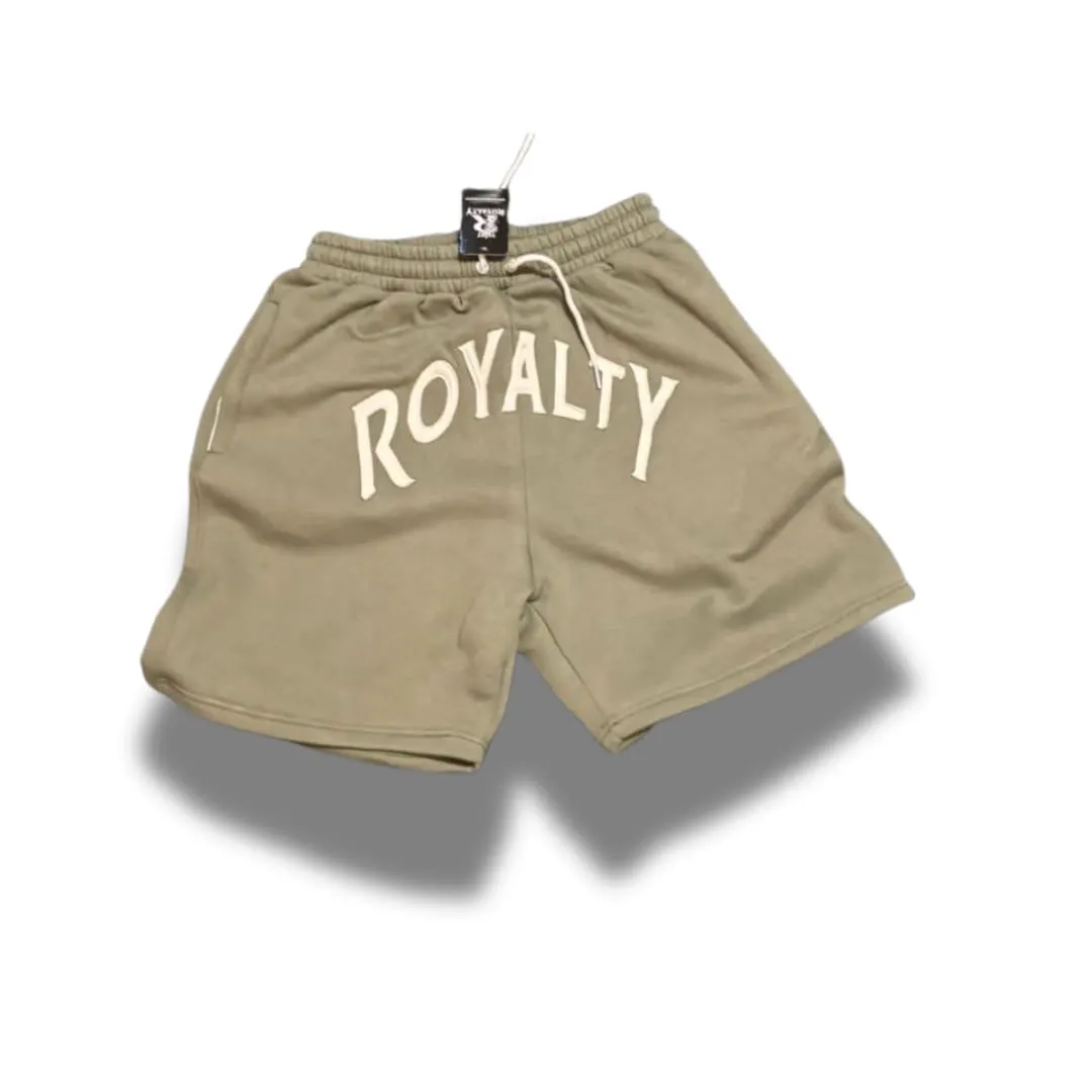 Light Olive Shorts Set Royalty kids
