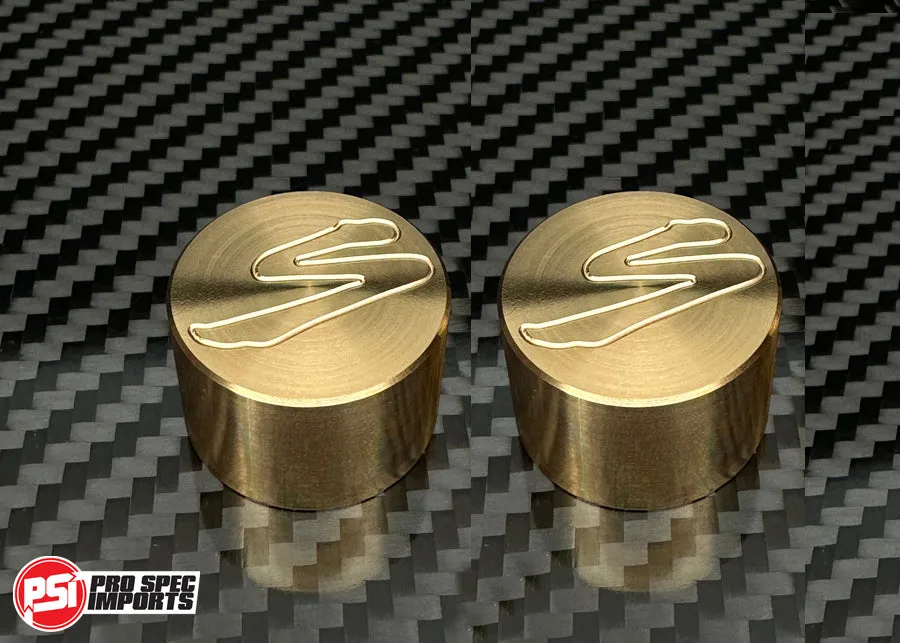 'Limited Edition' 18K Gold Plated Titanium HVAC Dials for A80 (Mk4) Supra fan and Heater control