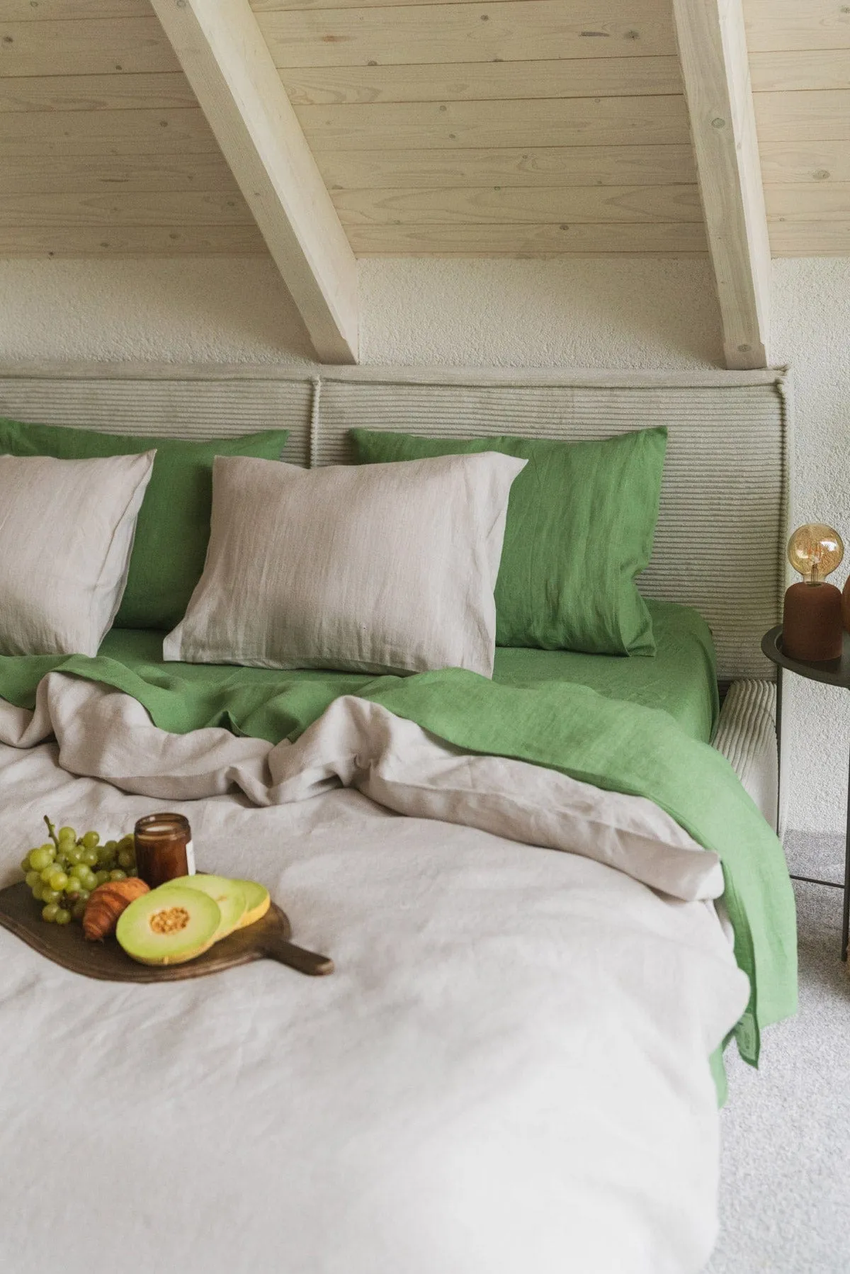 Linen Bedding Set | Cream