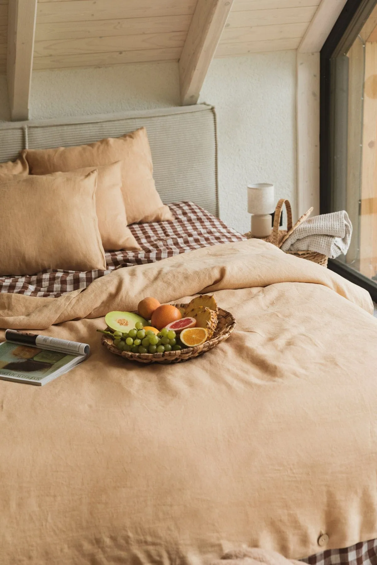 Linen Bedding Set | Mustard